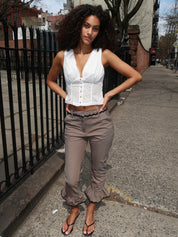 LouLou Capri's in Taupe