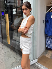 Leora Shorts in White