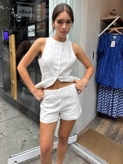 Leora Shorts in White