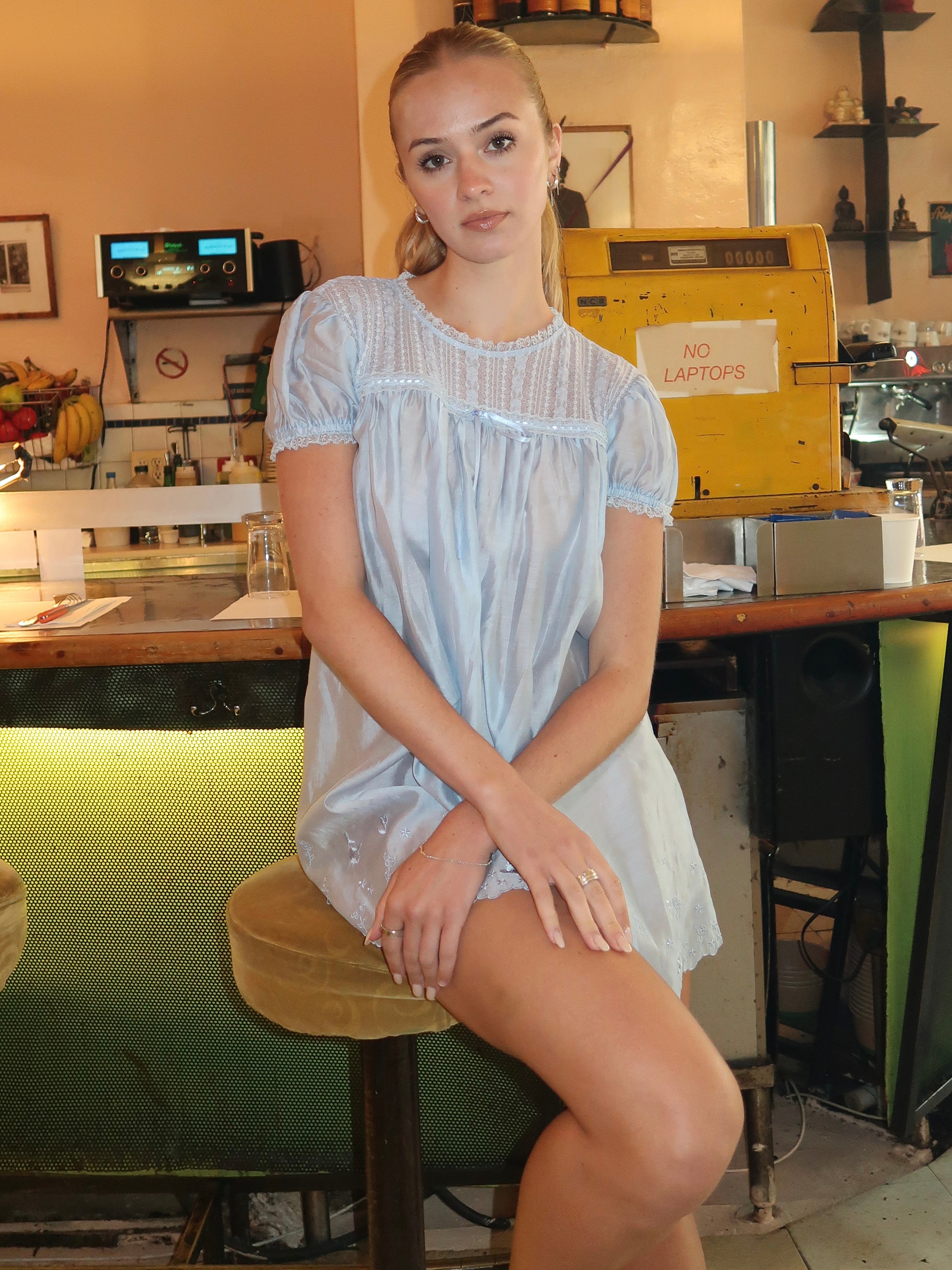 Aviva Dress in Baby Blue