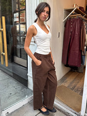 Curve Pant in Espresso