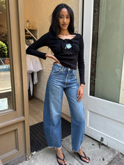 Luna Pieced Jean in Split