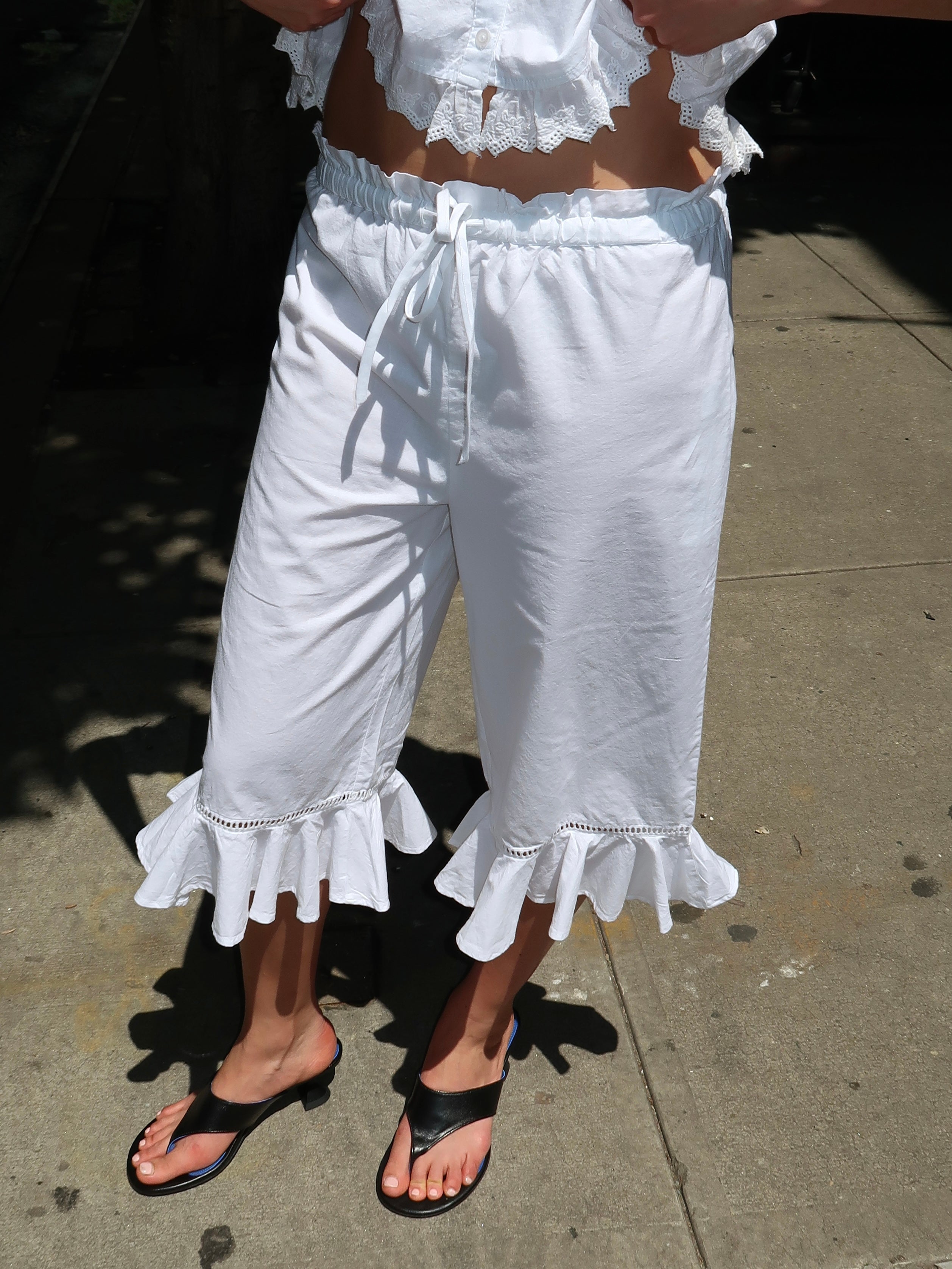 Harling Long Bloomers in White