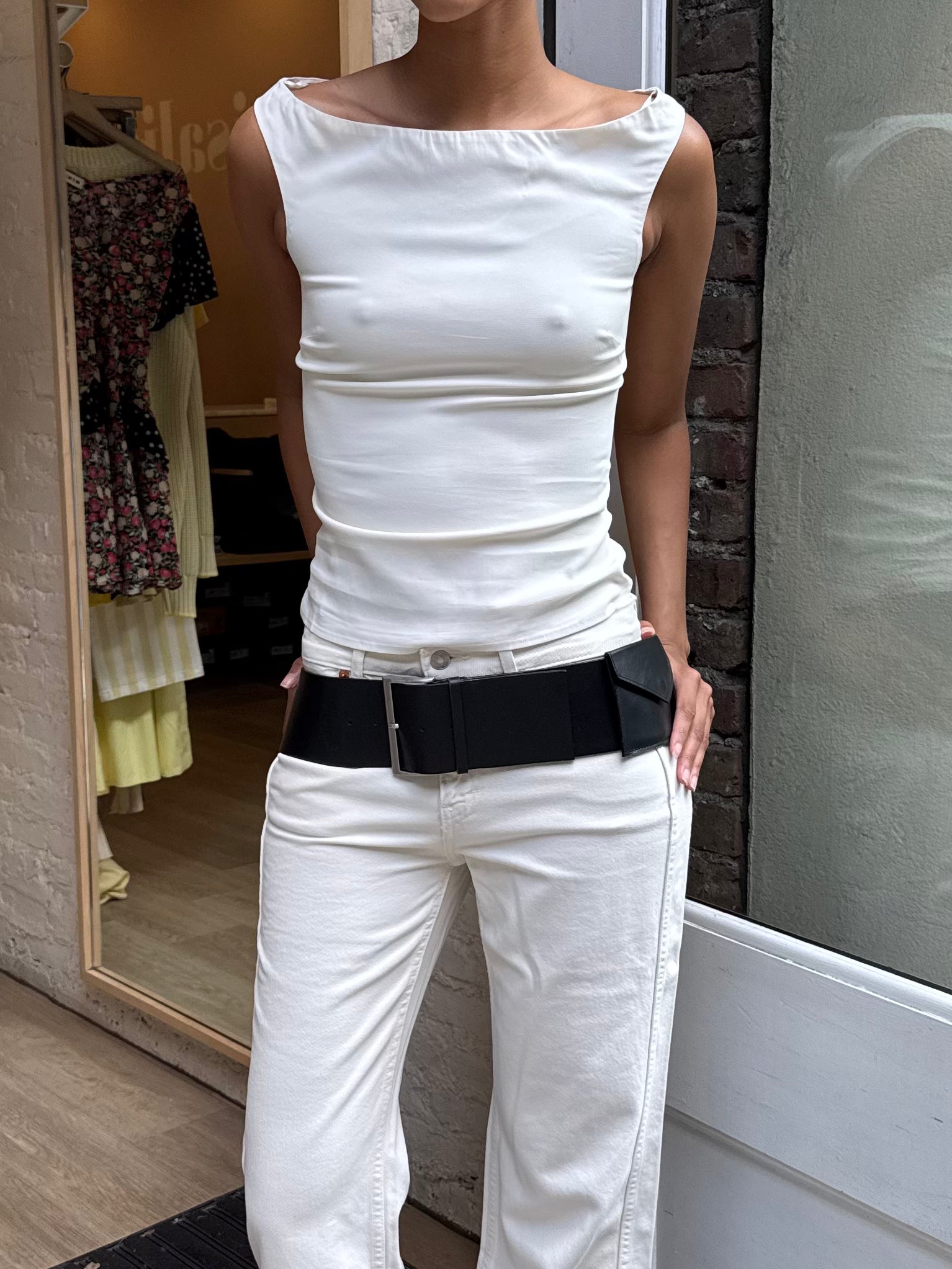 Wide Utility Belt in Black