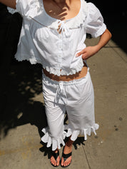 Harling Long Bloomers in White