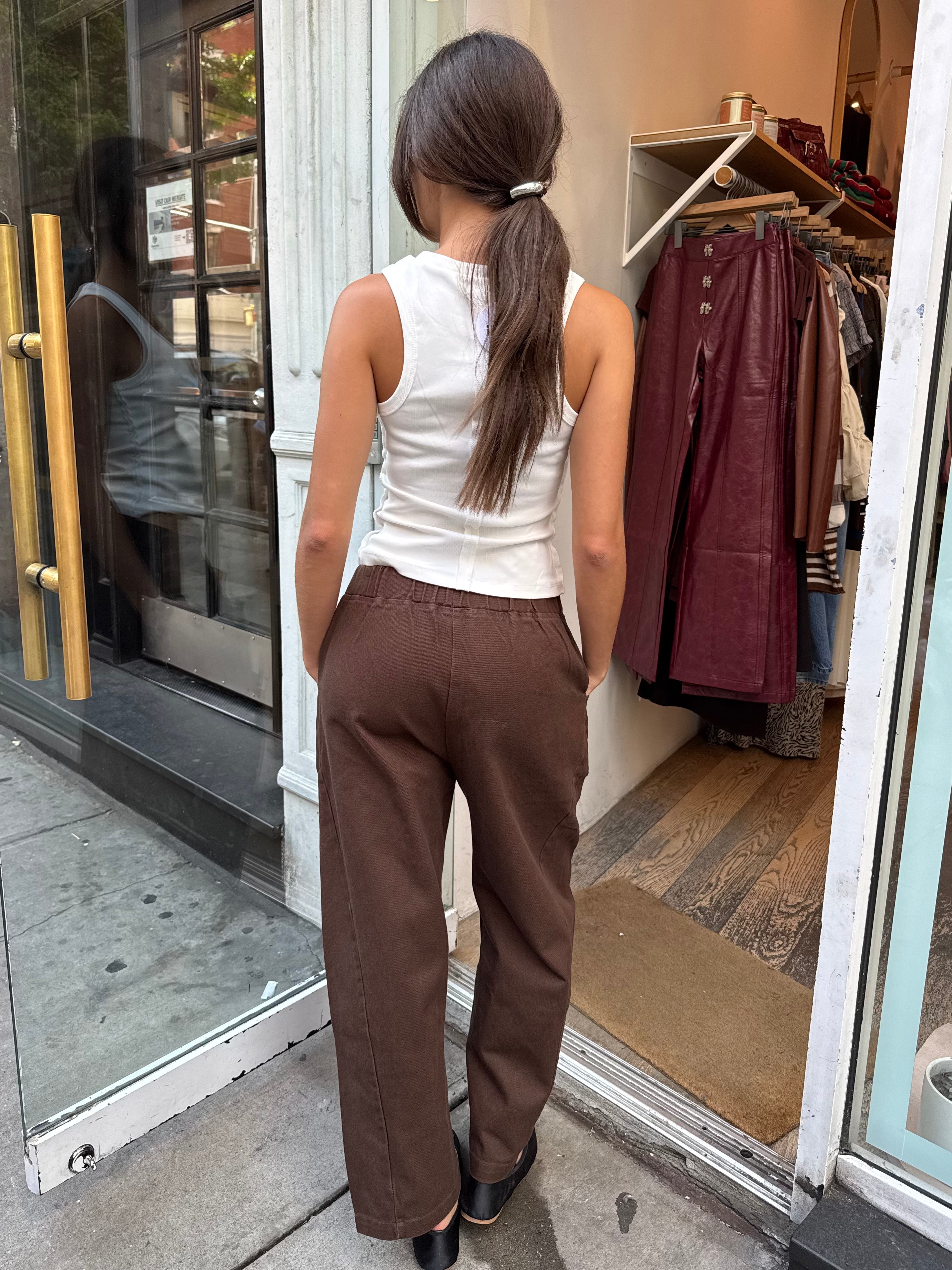 Curve Pant in Espresso