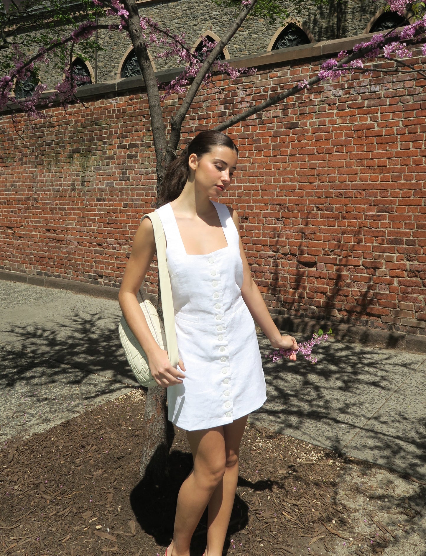 Marinia Mini Dress in White