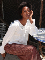 Danielle Blouse in Vintage White