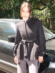 Bells Wool Jacket in Black
