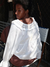Danielle Blouse in Vintage White