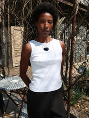 Henley Tank in Ivory