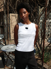 Henley Tank in Ivory