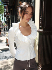 Cloud Blouse in White