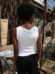 Henley Tank in Ivory