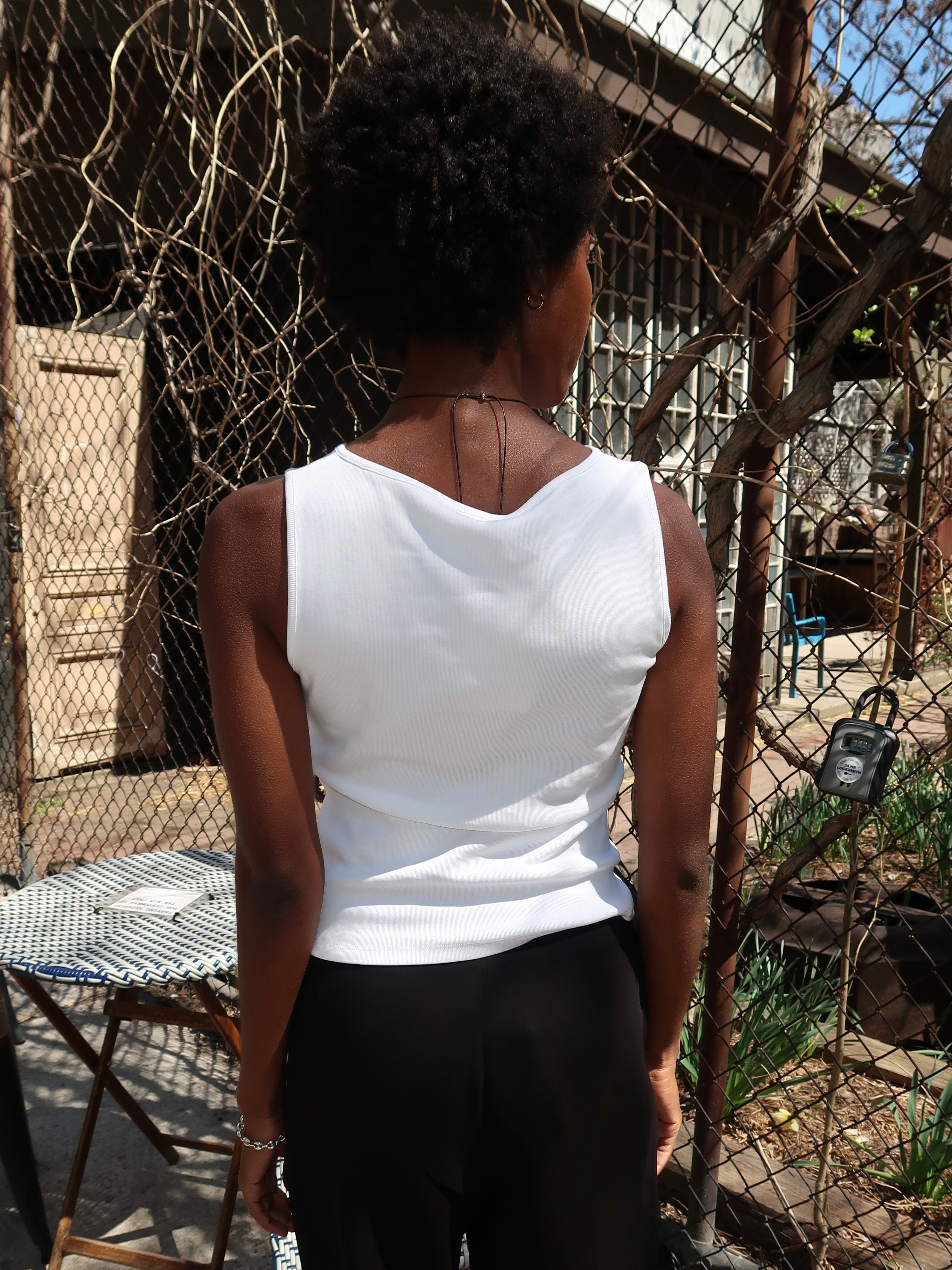 Henley Tank in Ivory