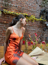 Load image into Gallery viewer, Cami Slip Mini Dress in Floral Shadow

