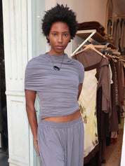 Vega Top in Charcoal