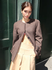 Bells Wool Jacket in Brown