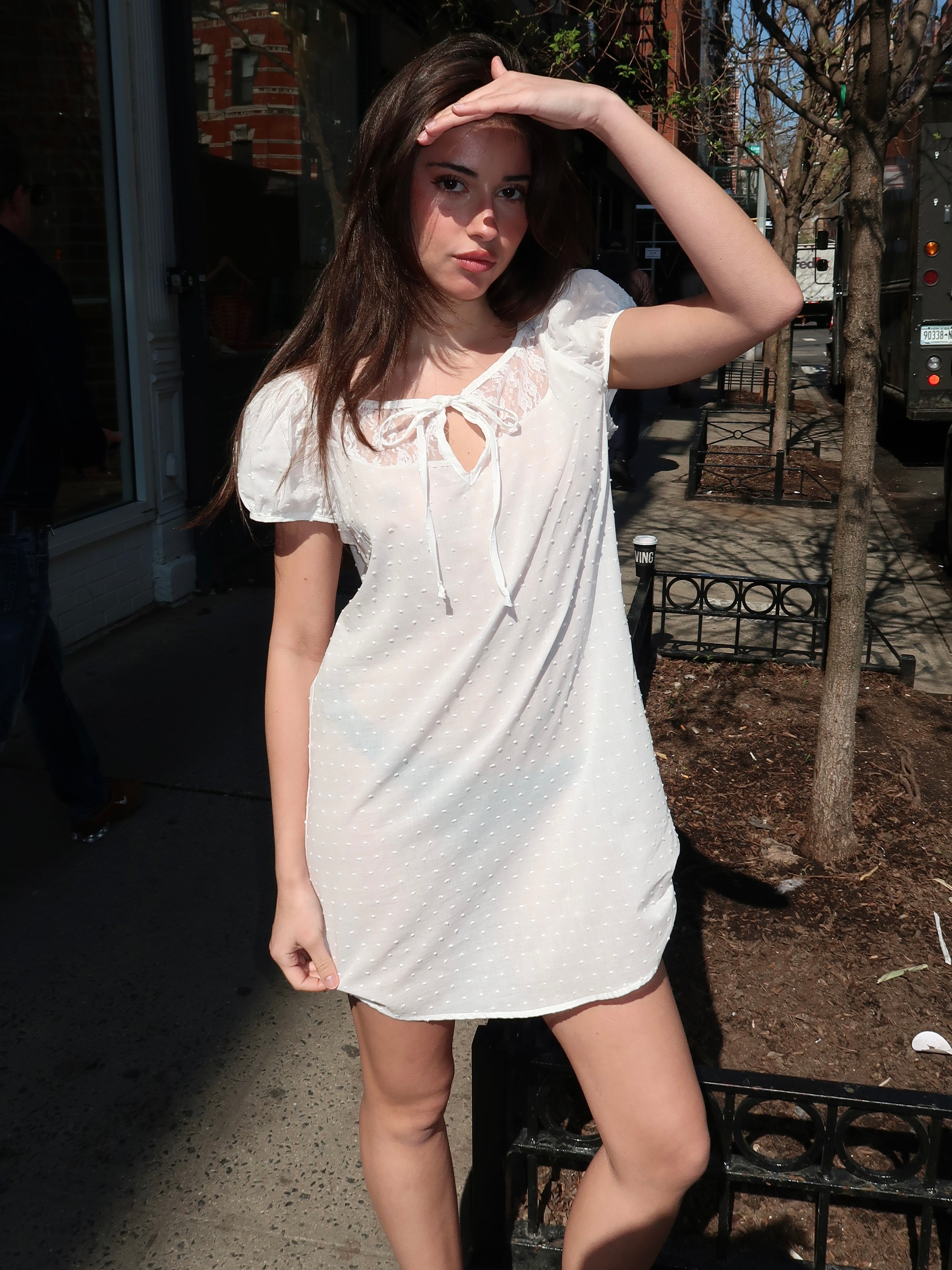 The Margaret Dress in White