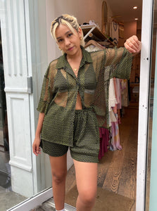 Bowen Shirt in Multi Mesh