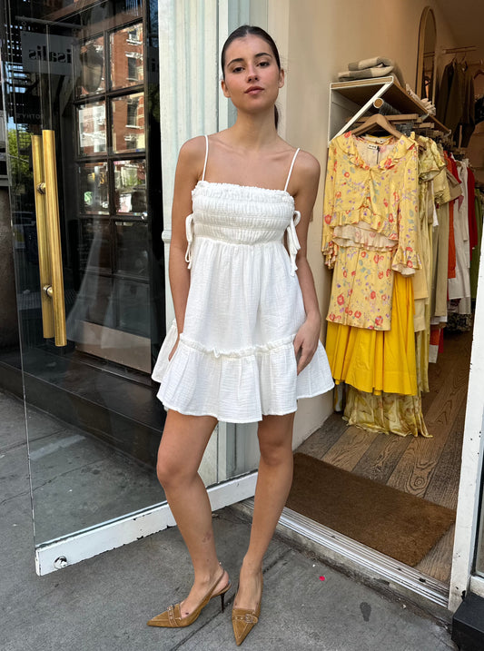 Cora Dress in White
