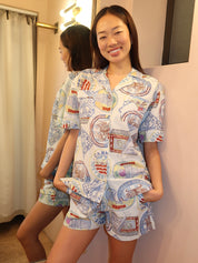 Chlo Shirt in Holiday Print