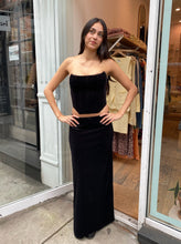 Load image into Gallery viewer, Ravello Skirt in Black Velvet
