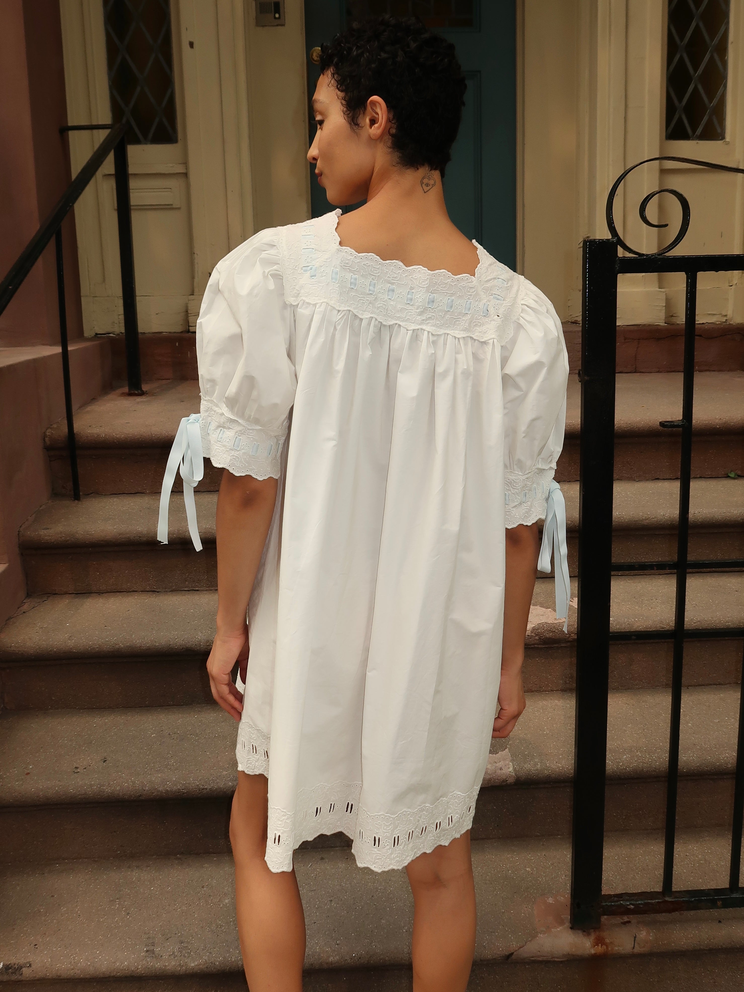 Daikon Dress in White