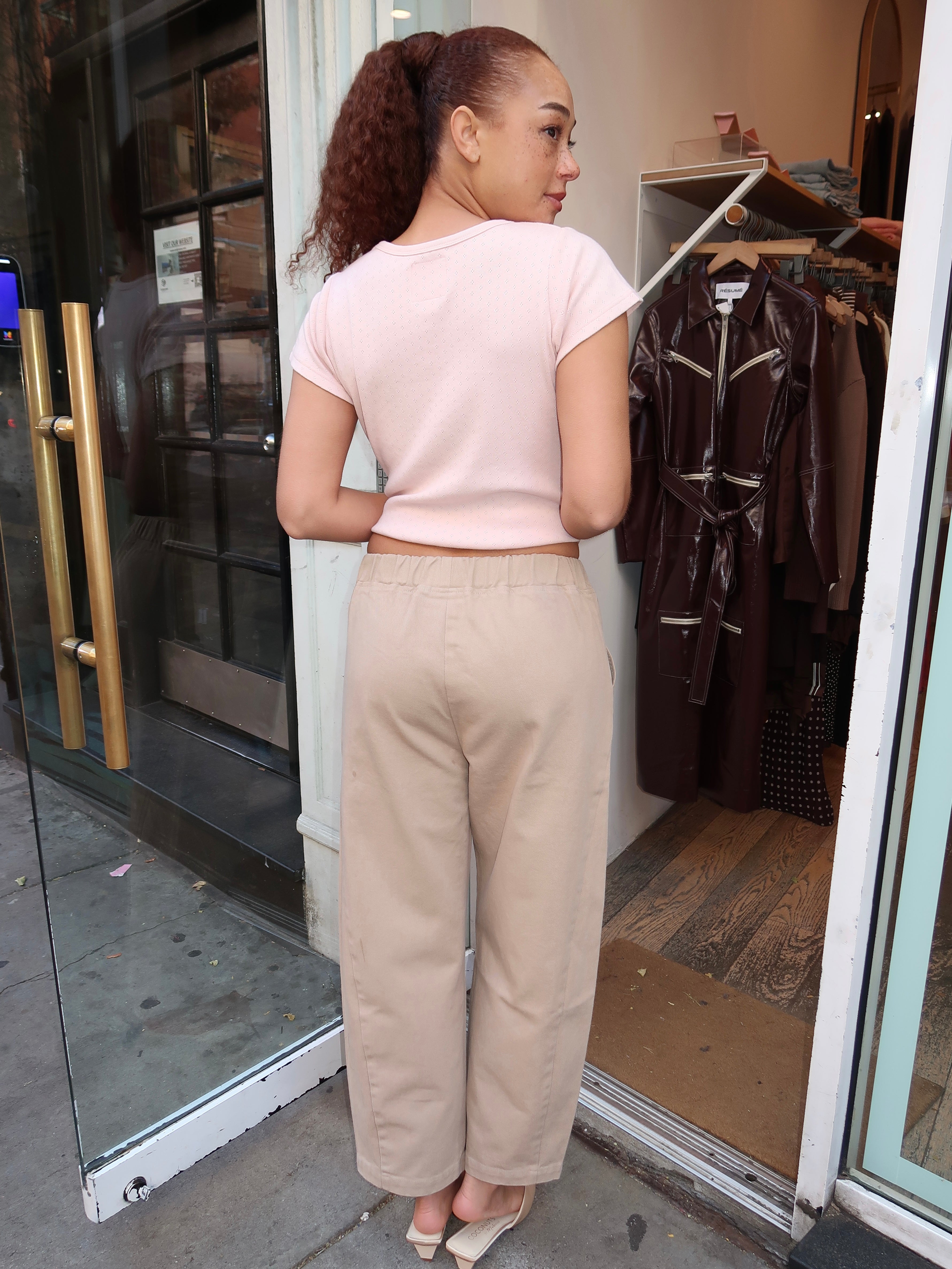 Arc Pants in Taupe