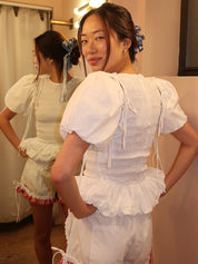 Becca Blouse in White