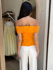 Catherine Top in Orange