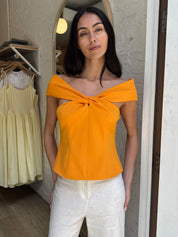 Catherine Top in Orange