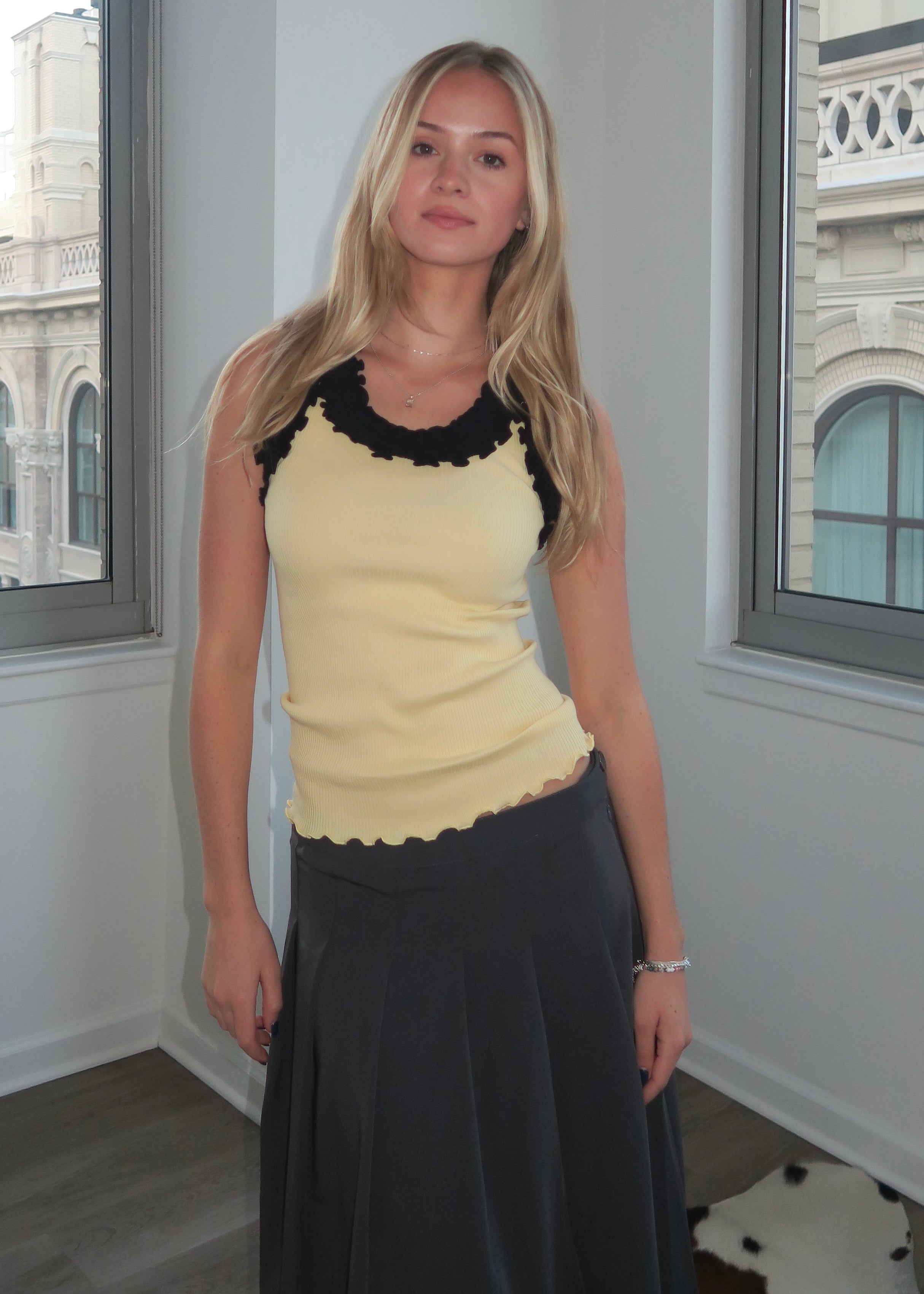 Rosalie Seamless Top in Parsnip