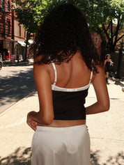 Caterina Cami Top in Black