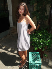 Aniela Mini Dress in Hanne Gingham Espresso