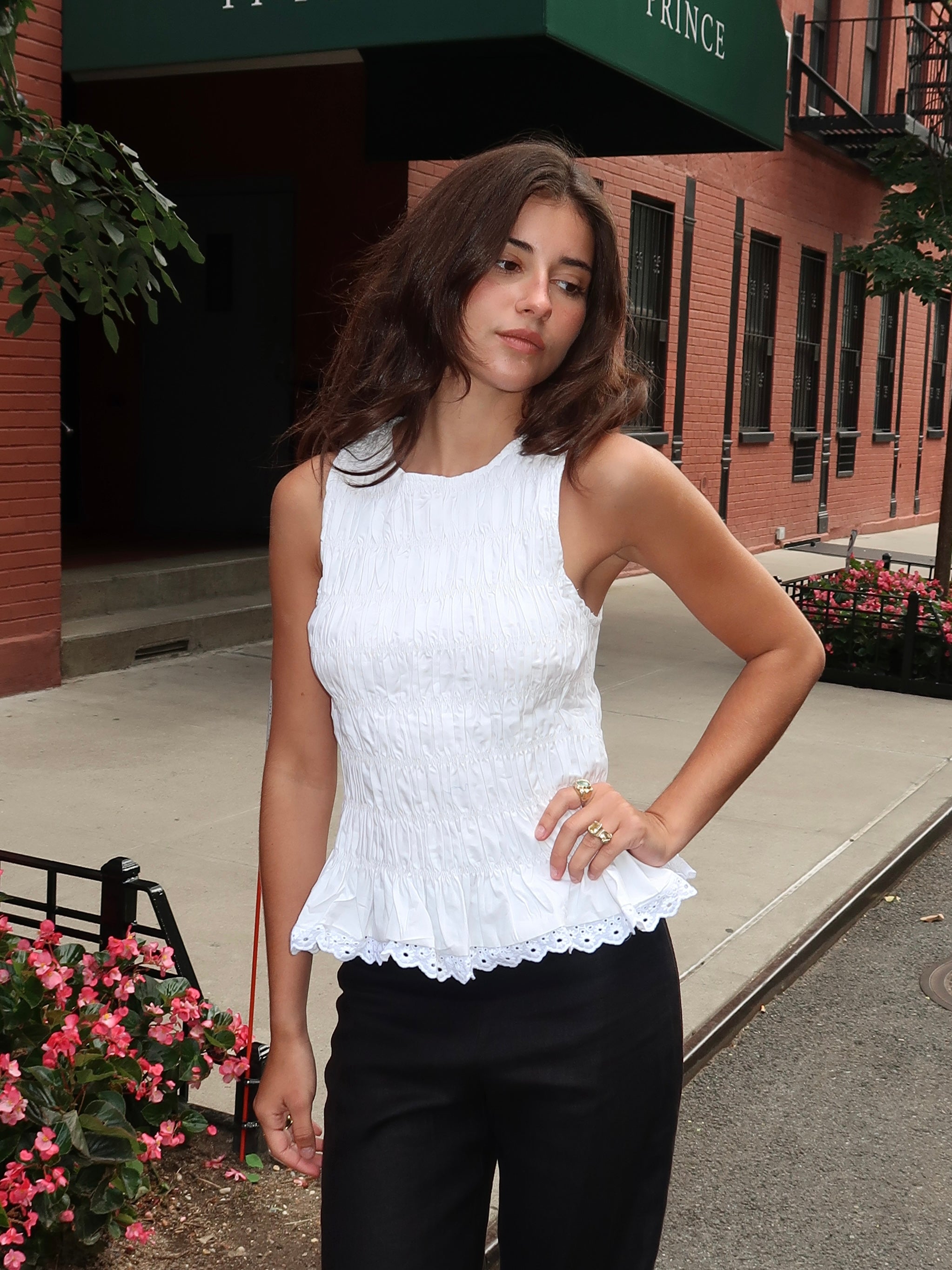 Thea Top in White