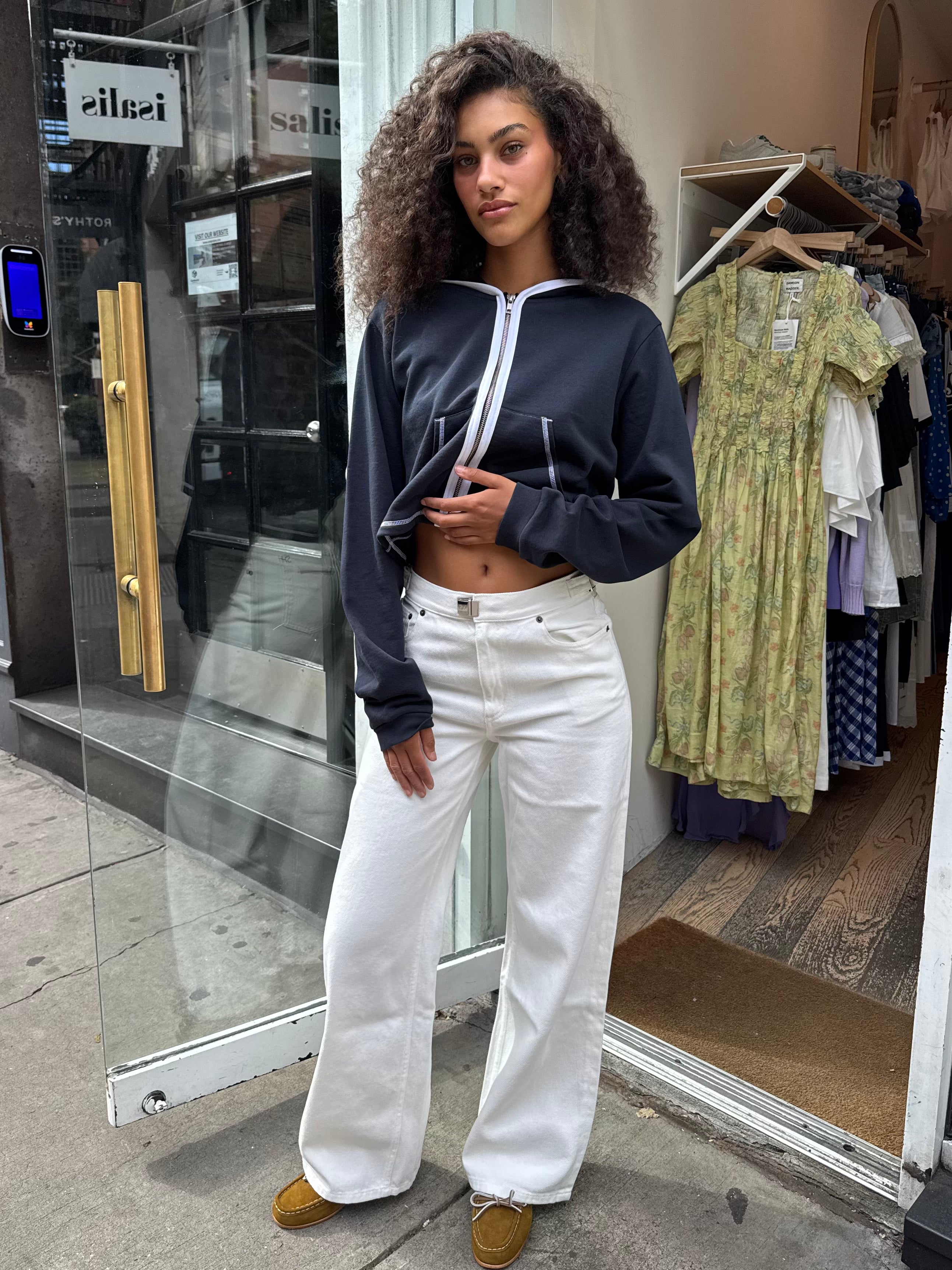 Buckle Jean in Milk