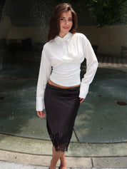 Azula Fitted Top in White