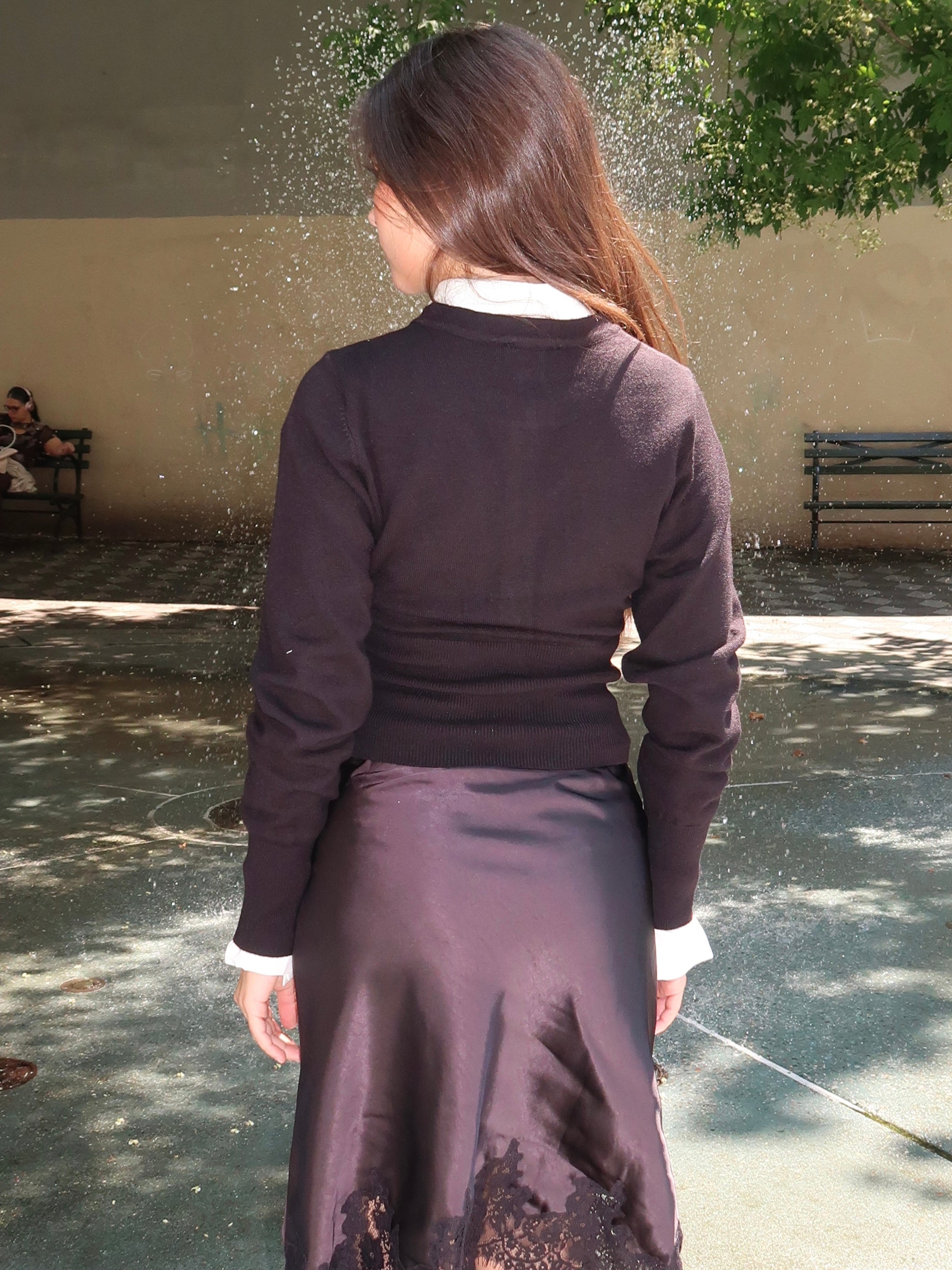 Colleen Knit Cardigan in Black