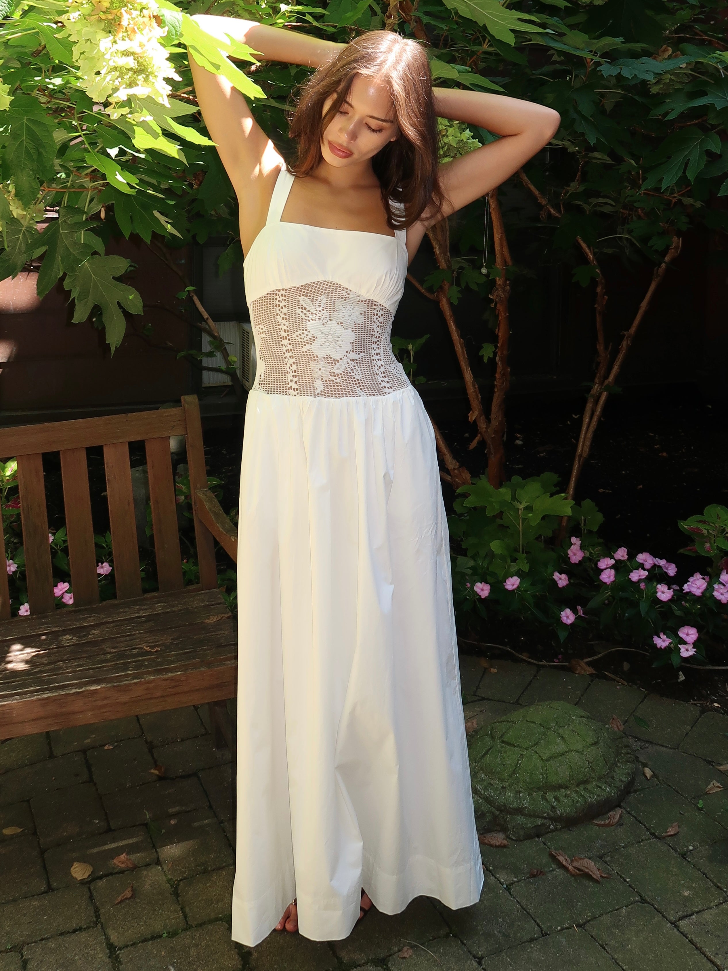 Sienna Maxi Dress in White