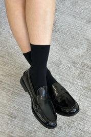 Sneaker Socks in True Black