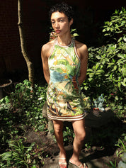 Toucan Tango Halter Mini Dress