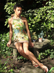 Toucan Tango Halter Mini Dress