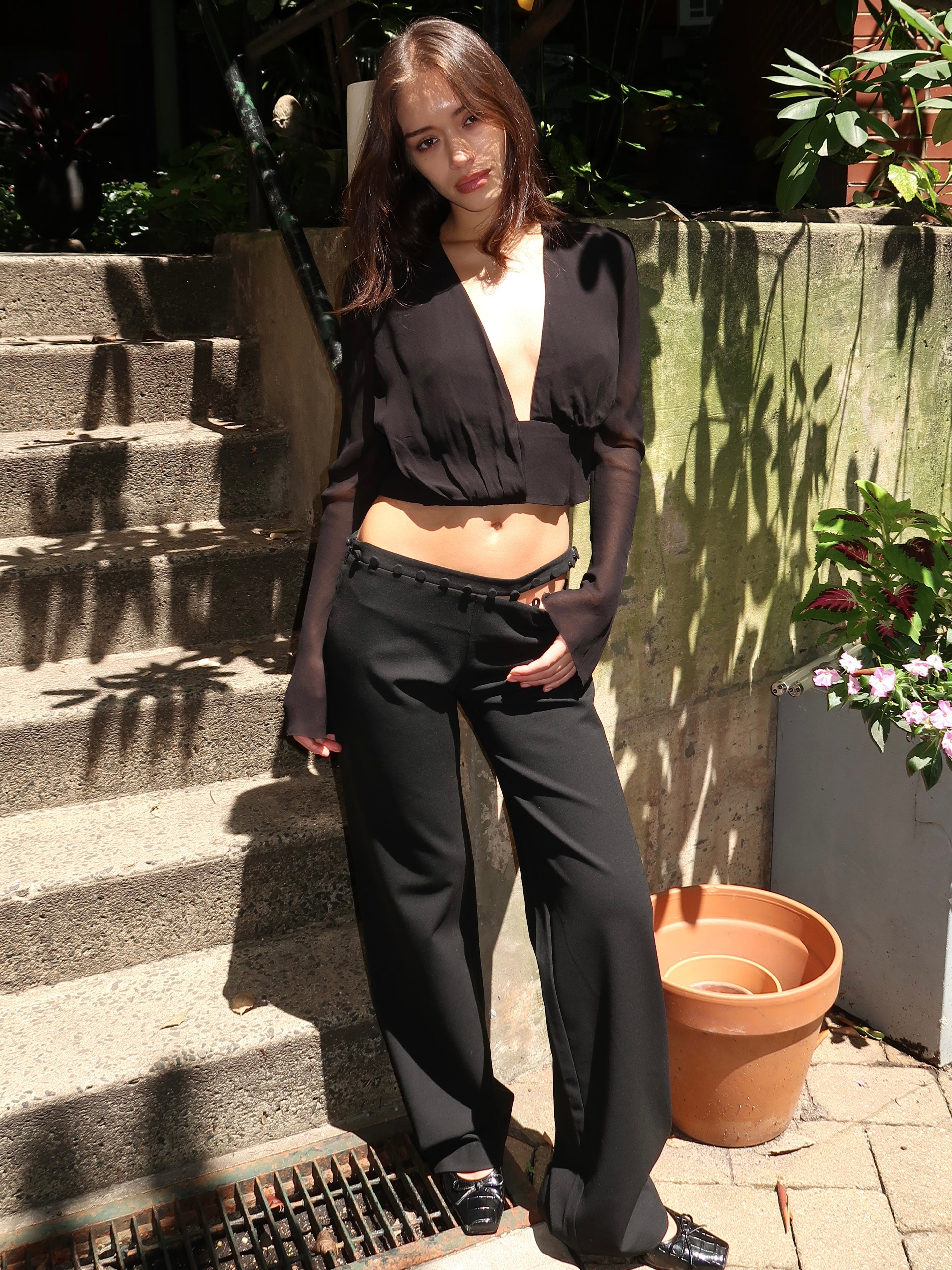 Mor Pant in Black