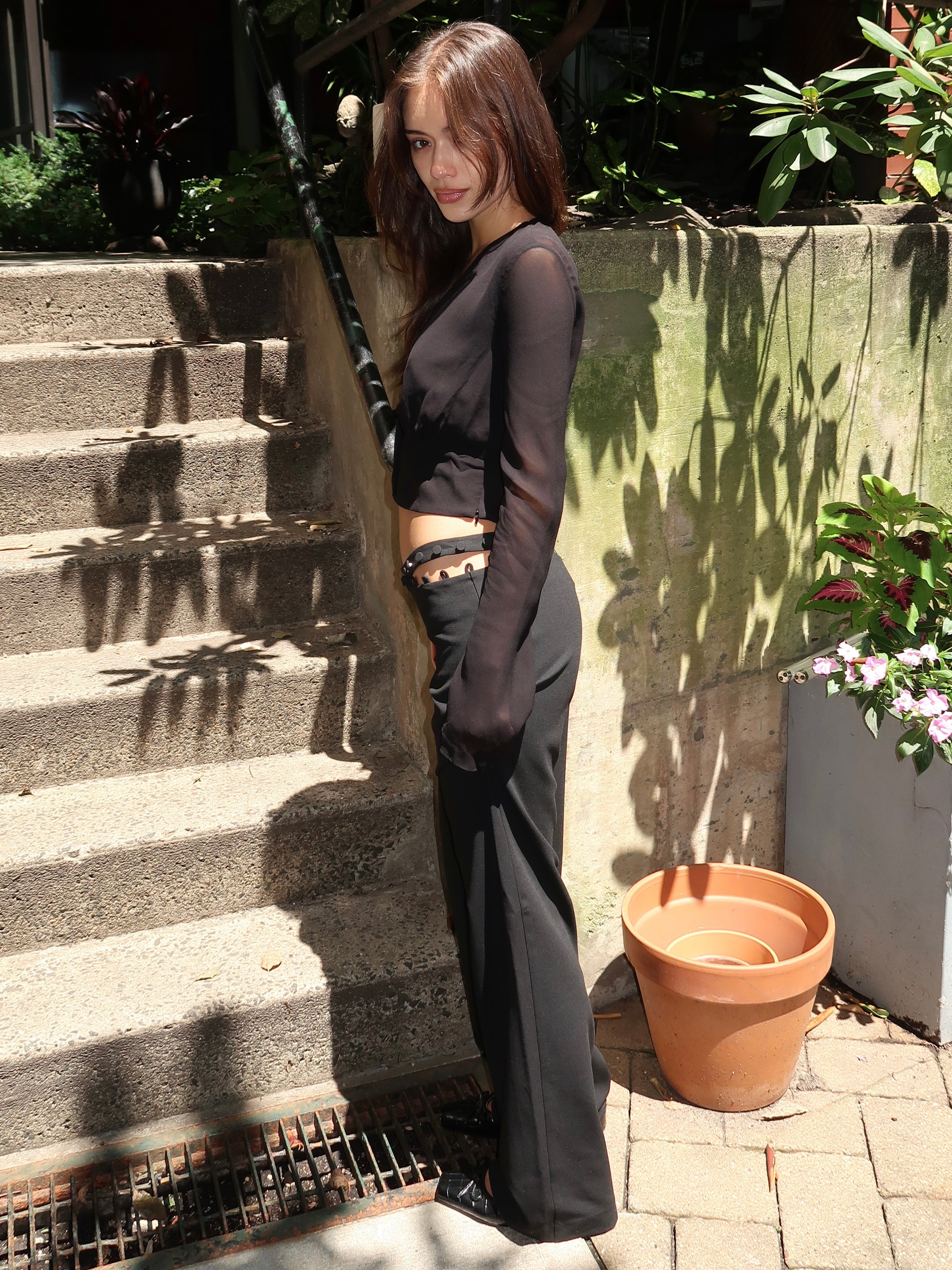 Mor Pant in Black