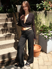 Mor Pant in Black