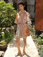 Alberta Mini Dress in Multi