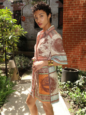 Alberta Mini Dress in Multi