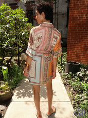 Alberta Mini Dress in Multi