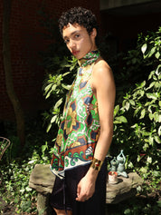 Liana Silk Top in Multi